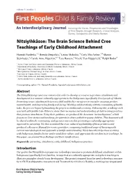 The Brain Science Behind Cree Teachings of Early Childhood Attachment