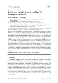 An Effective Nosql-Based Vector Map Tile Management Approach