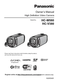 Hc-W580 Hc-V380