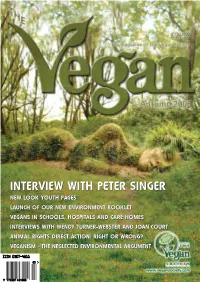 Interview with Peter Singer Interview with Peter Singer