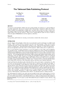 ISCRAM2005 Conference Proceedings Format