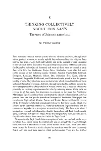 The Uses of Jain Sati Name Lists