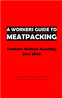 A Workers Guide to Meatpacking