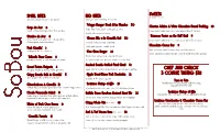 Chef Juan Carlos' 3 Course Tasting
