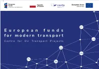 E U R O P E a N F U N D S for Modern Transport