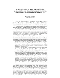 Managing Caseflow in State Intermediate Appellate Courts: What Mechanisms, Practices, and Procedures Can Work to Reduce Delay?