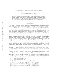 Arxiv:1112.2161V5 [Math.AG] 3 Jan 2013 Rgn Ncmuaieagba( Algebra Commutative Ther However, in Theorems