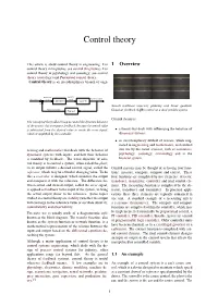 Control Theory