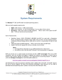 System Requirements