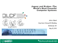Jaguar and Kraken -The World's Most Powerful Computer Systems