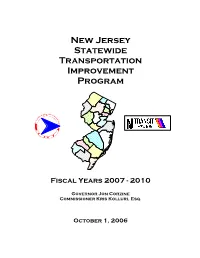 New Jersey Statewide Transportation Improvement Program