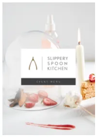 SSK Sample Menus 2017