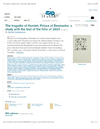 The Tragedie of Hamlet, Prince of Denmarke (Open Library) 4/18/12 3:12 PM