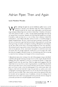 Adrian Piper, Then and Again