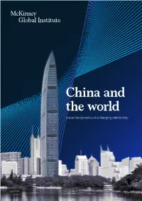 China and the World: Inside the Dynamics of a Changing Relationship