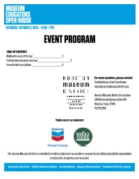 Event Program