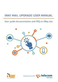 Iway Mail Upgrade User Manual