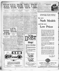 Nash Models Low Prices