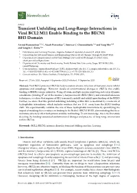 Transient Unfolding and Long-Range Interactions in Viral BCL2 M11 Enable Binding to the BECN1 BH3 Domain