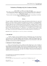 Evaluation of Flooding in Sg Gita Catchment, Kuching