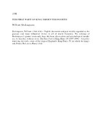 King Henry IV, Part 1