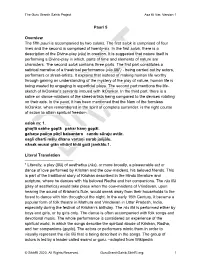 Pauri 5 Overview the Fifth Pauri Is Accompanied by Two Saloks. The