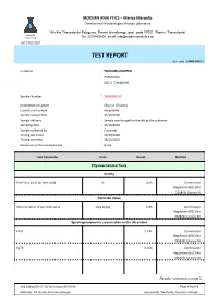 TEST REPORT Doc