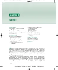 CHAPTER 5 Sampling