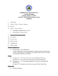 January Workshop Agenda 1/17/17