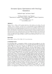 Semantic Query Optimisation with Ontology Simulation