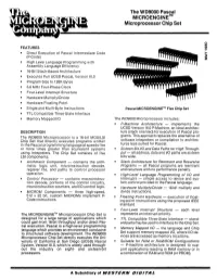 The WD9000 Pascal MICRO,ENGINE™ Microprocessor Chip Set