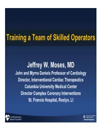Training a Team of Skilled Operators