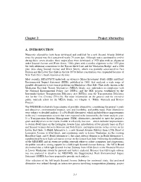 Chapter 2: Project Alternatives A. INTRODUCTION
