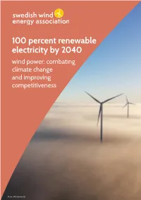 Roadmap for a Renewable 2040