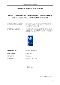 Terminal Evaluation Report
