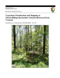 Vegetation Classification and Mapping Project Report