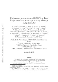 A Time Projection Chamber As a Gamma-Ray Telescope and Polarimeter