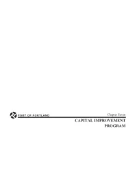 Capital Improvement Program Chapter Seven Port of Portland
