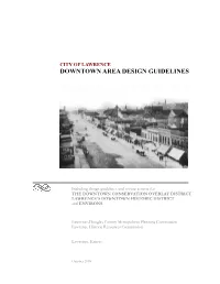 Downtown Area Design Guidelines