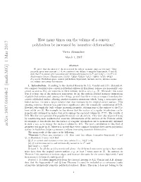 How Many Times Can the Volume of a Convex Polyhedron Be Increased By