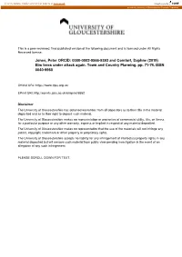 Jones, Peter ORCID: 0000000295669393 and Comfort, Daphne (2019) Elm Trees Under Attack Again. Town And