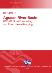 DREAM Flood Forecasting and Flood Hazard Mapping for Agusan River Basin