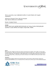 (Glm,Gln)-Dualities in Gaudin Models with Irregular Singularities