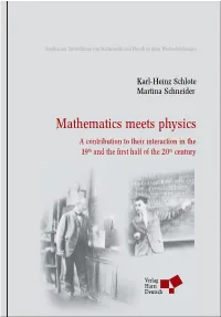 Mathematics Meets Physics Relativity Theory, Functional Analysis Or the Application of Probabilistic Methods