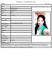 Missing Person - Period Wise Report (CIS) 04/02/2020 Page 1 of 50
