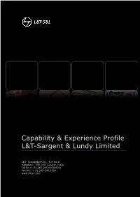 Capability & Experience Profile
