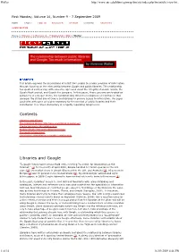 Contents Libraries and Google