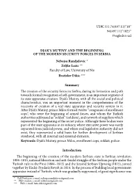 Djak's Mutiny and the Beginning of the Modern