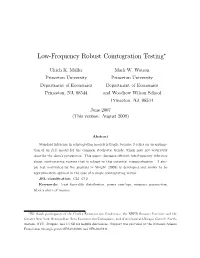 Low-Frequency Robust Cointegration Testing∗