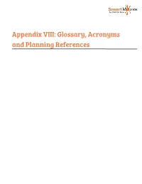Appendix VIII. Glossary